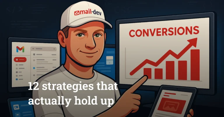 Email design for conversions 