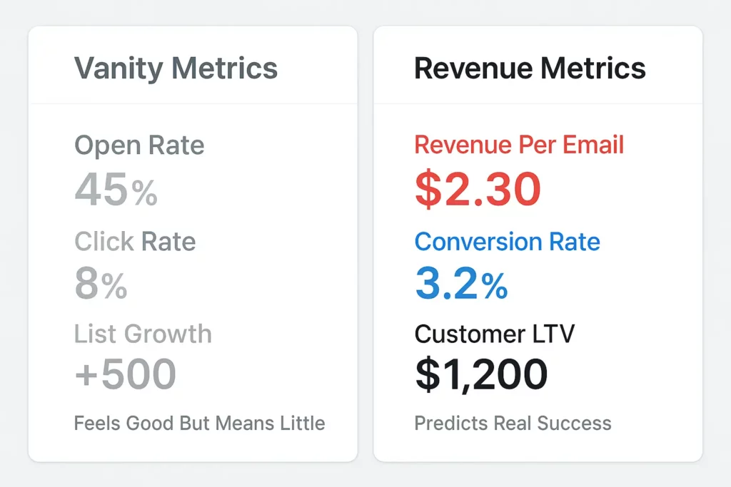 The metrics that actually predict revenue