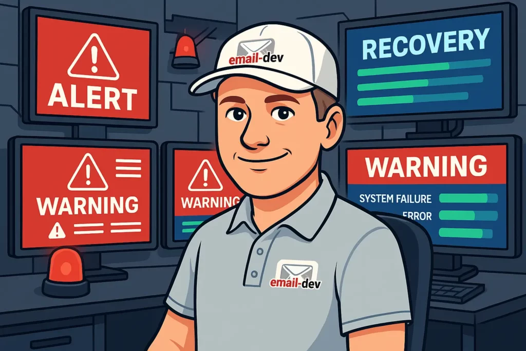Technical crisis management and recovery protocols
