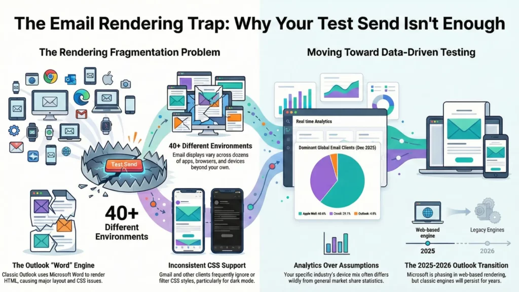 Why “send yourself a test email” isn’t real email testing