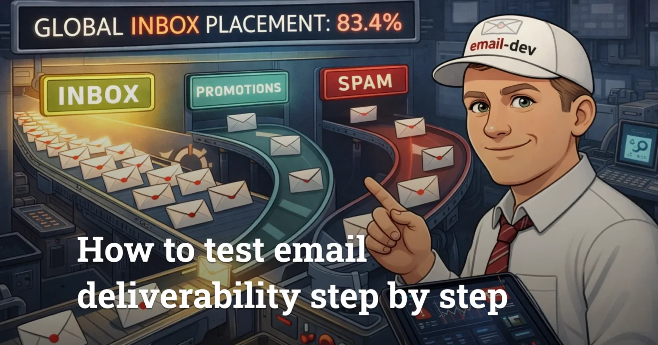Email deliverability testing