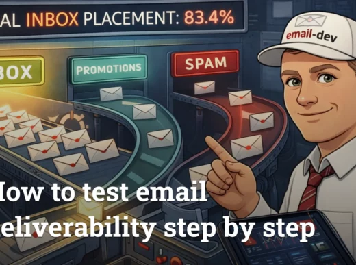 Email deliverability testing