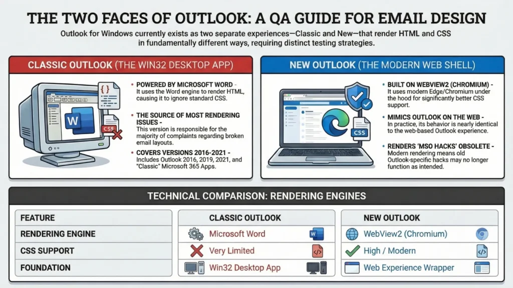 The two outlooks that currently exist