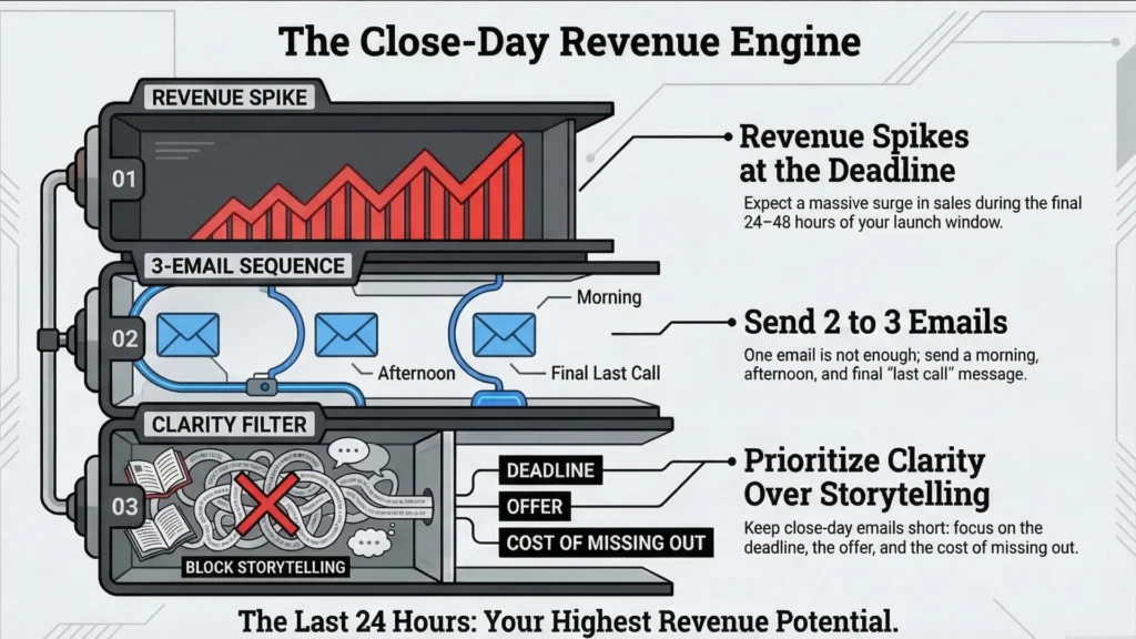 Why the close-day emails matter so much