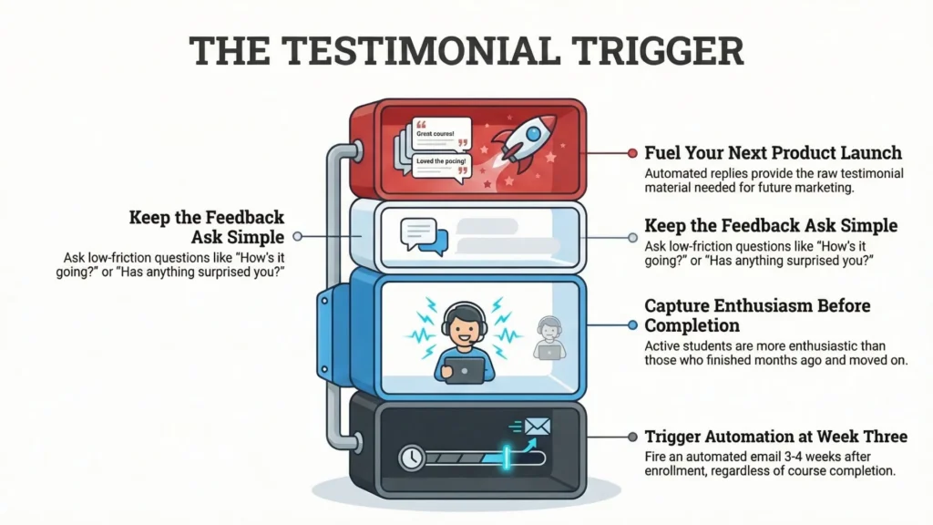 The testimonial trigger