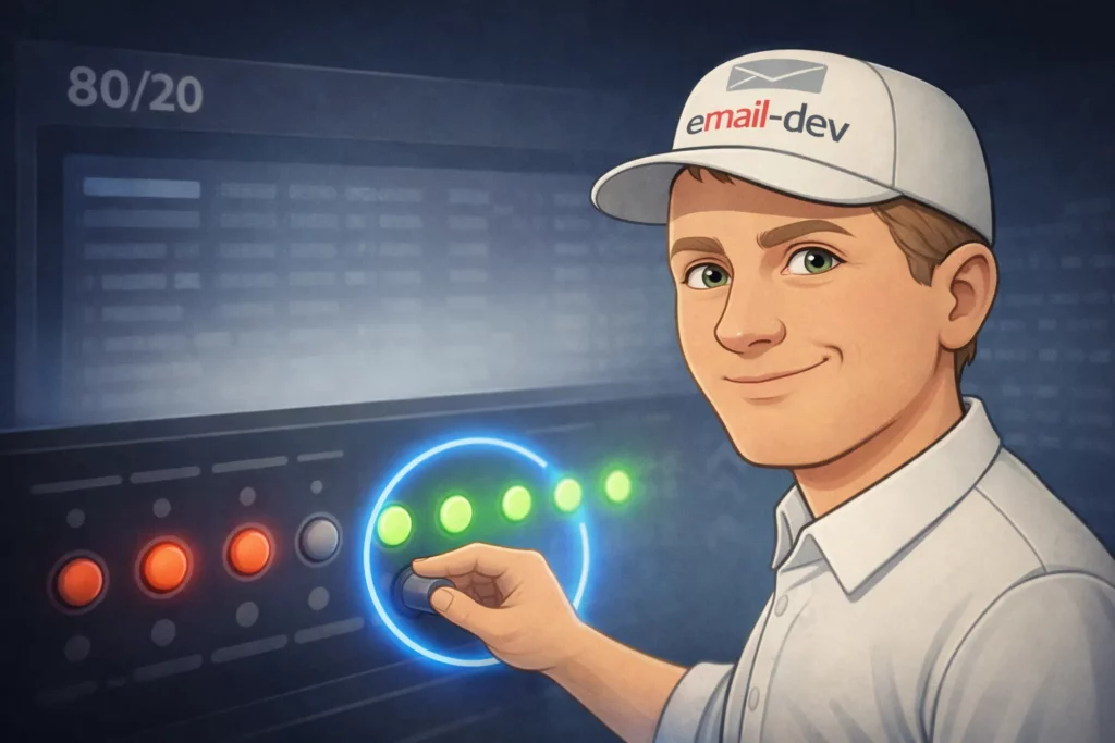 When good enough is good enough in email testing