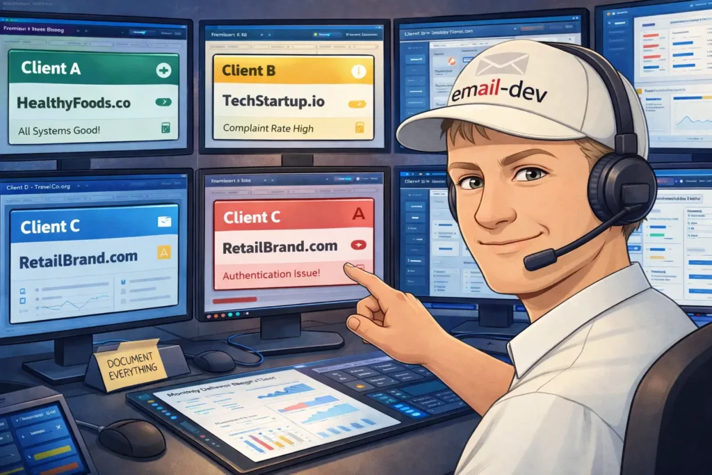 Testing workflows for agencies