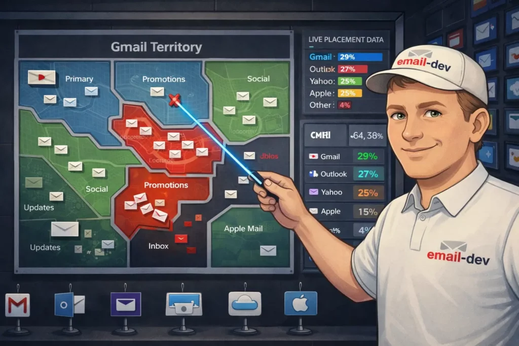 Inbox placement testing