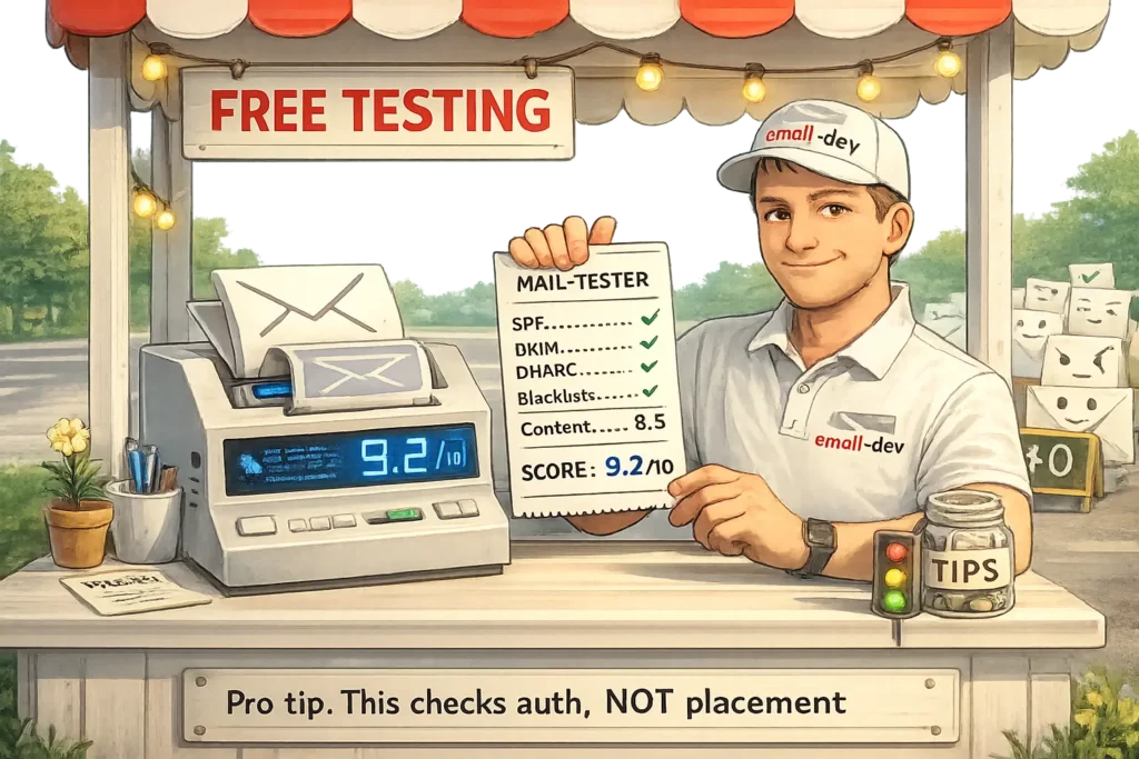 Free email deliverability testing tools