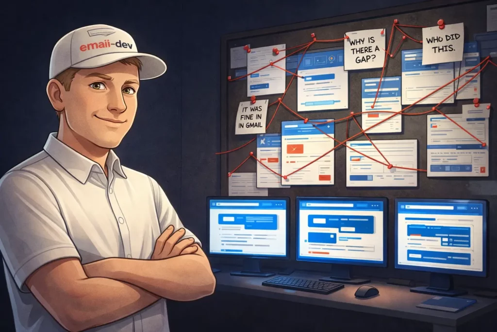 Why testing emails in outlook is still the hardest part of the job