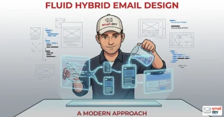 Fluid hybrid email design
