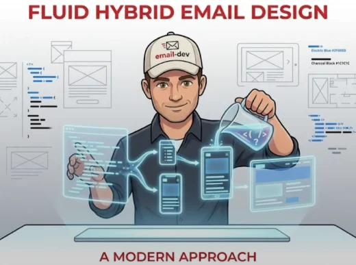 Fluid hybrid email design