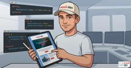 Background images in HTML email