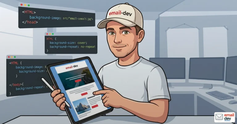 Background images in HTML email
