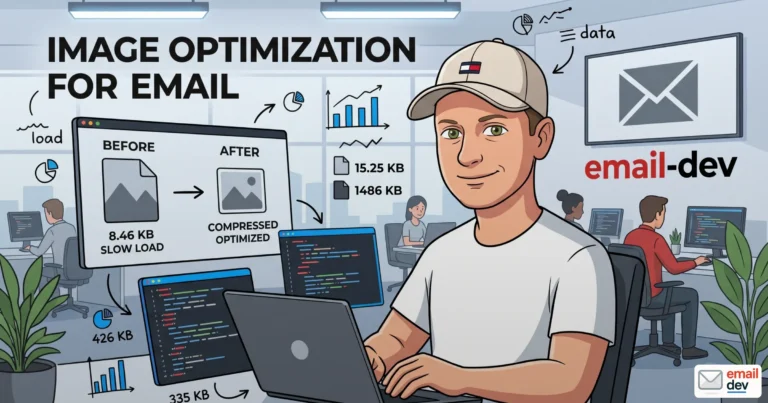 Image optimization for email: formats, sizes, and compression