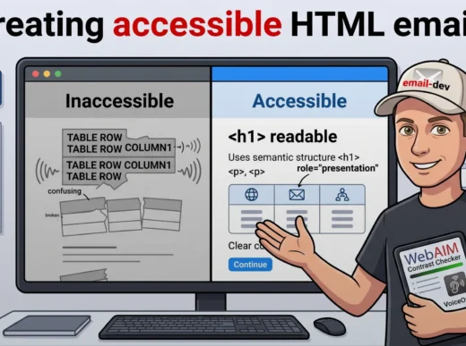 Creating accessible HTML emails