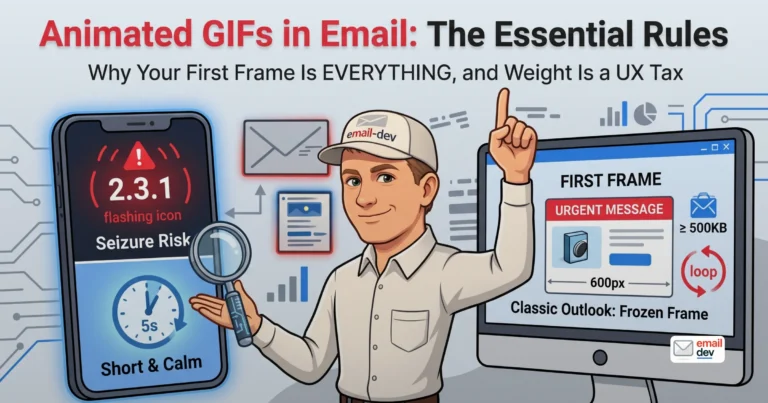 Using animated GIFs in email