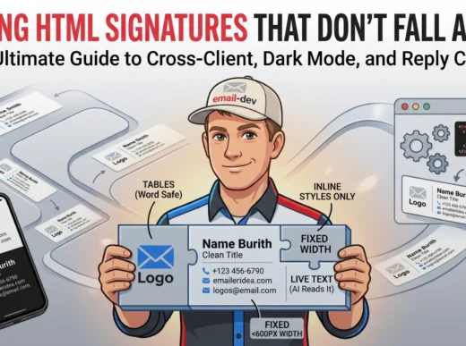 How to code an HTML email signature