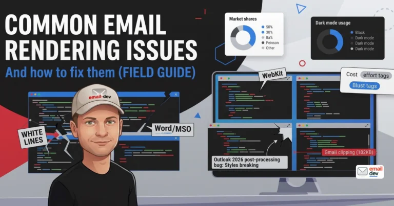 Common email rendering issues