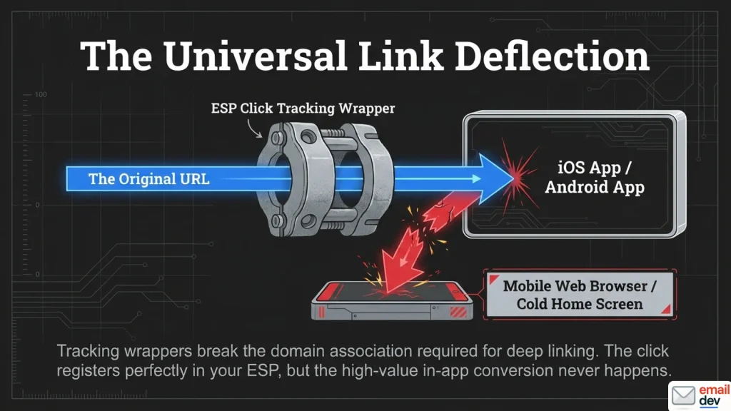 Client-layer broken links in email are the ones that survive testing